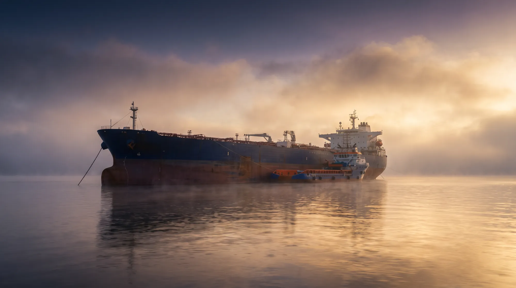Floating storage tanker offshore